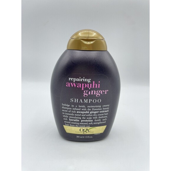 OGX Repairing Awapuhi Ginger Shampoo 13 Oz Sulfate Free Bs279 - Picture 16 of 16